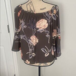 Ariella Multicolor Floral Top size-M